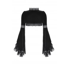 画像3: Gothic elegant velvet lace shrug / ボレロ【DARK IN LOVE】 (3)