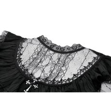 画像11: Dark Lace-Framed Silhouette Dress / ワンピース【DARK IN LOVE】 (11)