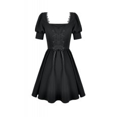 画像3: Gothic Lace Square-Neck Puff Sleeve Dress / ワンピース【DARK IN LOVE】 (3)