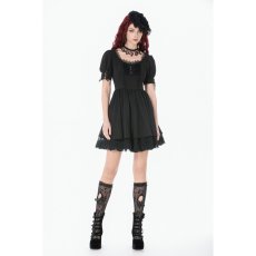 画像7: Gothic Lace Square-Neck Puff Sleeve Dress / ワンピース【DARK IN LOVE】 (7)