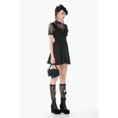 画像5: Dark Lace-Framed Silhouette Dress / ワンピース【DARK IN LOVE】 (5)