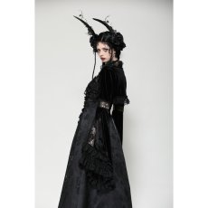 画像8: Gothic elegant velvet lace shrug / ボレロ【DARK IN LOVE】 (8)