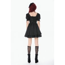 画像8: Gothic Lace Square-Neck Puff Sleeve Dress / ワンピース【DARK IN LOVE】 (8)