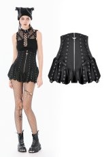 画像1: Corseted Punk Balloon Shorts / ショートパンツ【DARK IN LOVE】 (1)
