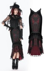 画像1: Gothic Elegant Velvet Mermaid Skirt / スカート【DARK IN LOVE】 (1)