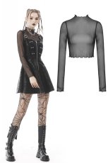 画像1: High neck daily top / シアートップス【DARK IN LOVE】 (1)