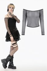 画像1: Punk Versatile Mesh Top / フィッシュネット【DARK IN LOVE】 (1)