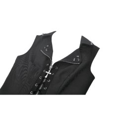 画像12: Punk Studded Lace-Up Corset Vest / ベスト【DARK IN LOVE】 (12)