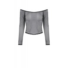 画像2: Punk Versatile Mesh Top / フィッシュネット【DARK IN LOVE】 (2)