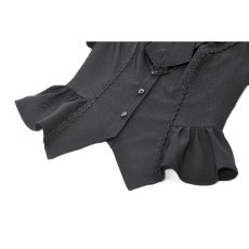 画像13: Gothic Lace Waist-Shaping Blouse / トップス【DARK IN LOVE】 (13)