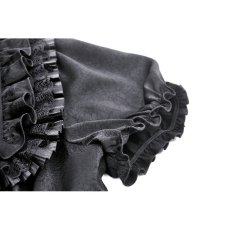 画像11: Black dolly ruffled blouse /トップス【DARK IN LOVE】 (11)