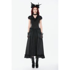 画像4: Courtly Cross Gem Gothic Blouse / トップス【DARK IN LOVE】 (4)
