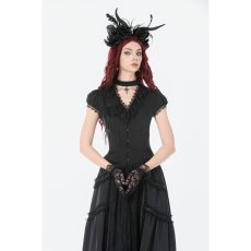 画像5: Courtly Cross Gem Gothic Blouse / トップス【DARK IN LOVE】 (5)