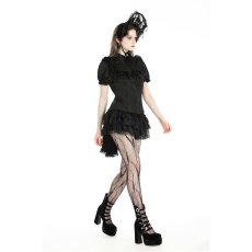 画像5: Black dolly ruffled blouse /トップス【DARK IN LOVE】 (5)