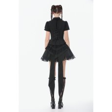 画像9: Gothic Lace Waist-Shaping Blouse / トップス【DARK IN LOVE】 (9)