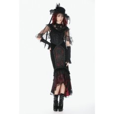 画像7: Gothic Elegant Velvet Mermaid Skirt / スカート【DARK IN LOVE】 (7)