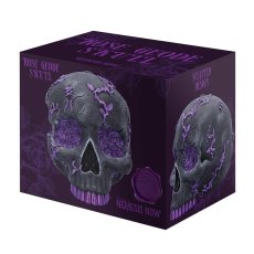 画像9: Rose Geode Skull / 紫薔薇髑髏 / オーナメント【NEMESIS NOW】 (9)