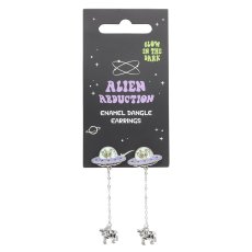 画像2: Alien Abduction Dangle Earrings / 蓄光 / ピアス【GOTHIC HOMEWARE】 (2)