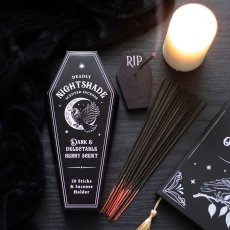 画像1: Deadly Nightshade INCENSE STICK PACKS / スティック / お香立てセット【GOTHIC HOMEWARE】 (1)