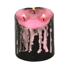 画像3: Small Pink Vampire Tears PILLAR CANDLE/ キャンドル【GOTHIC HOMEWARE】 (3)