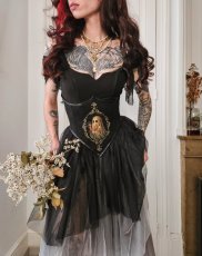 画像11: Under The Candle Light / Black/White / 蝋燭の灯の下で / ワンピース【KILL STAR】 (11)