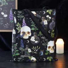 画像1: Venom & Vines Tote Bag / エコバッグ【GOTHIC HOMEWARE】 (1)