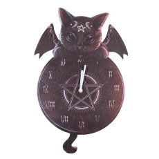 画像2: Malpuss Tickin Clock 41cm / 振り子時計【NEMESIS NOW】 (2)