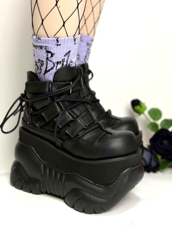 ⭐即納⭐MENS / BOXER-13 / 厚底スニーカー【DEMONIA】 | Spider Rock Web