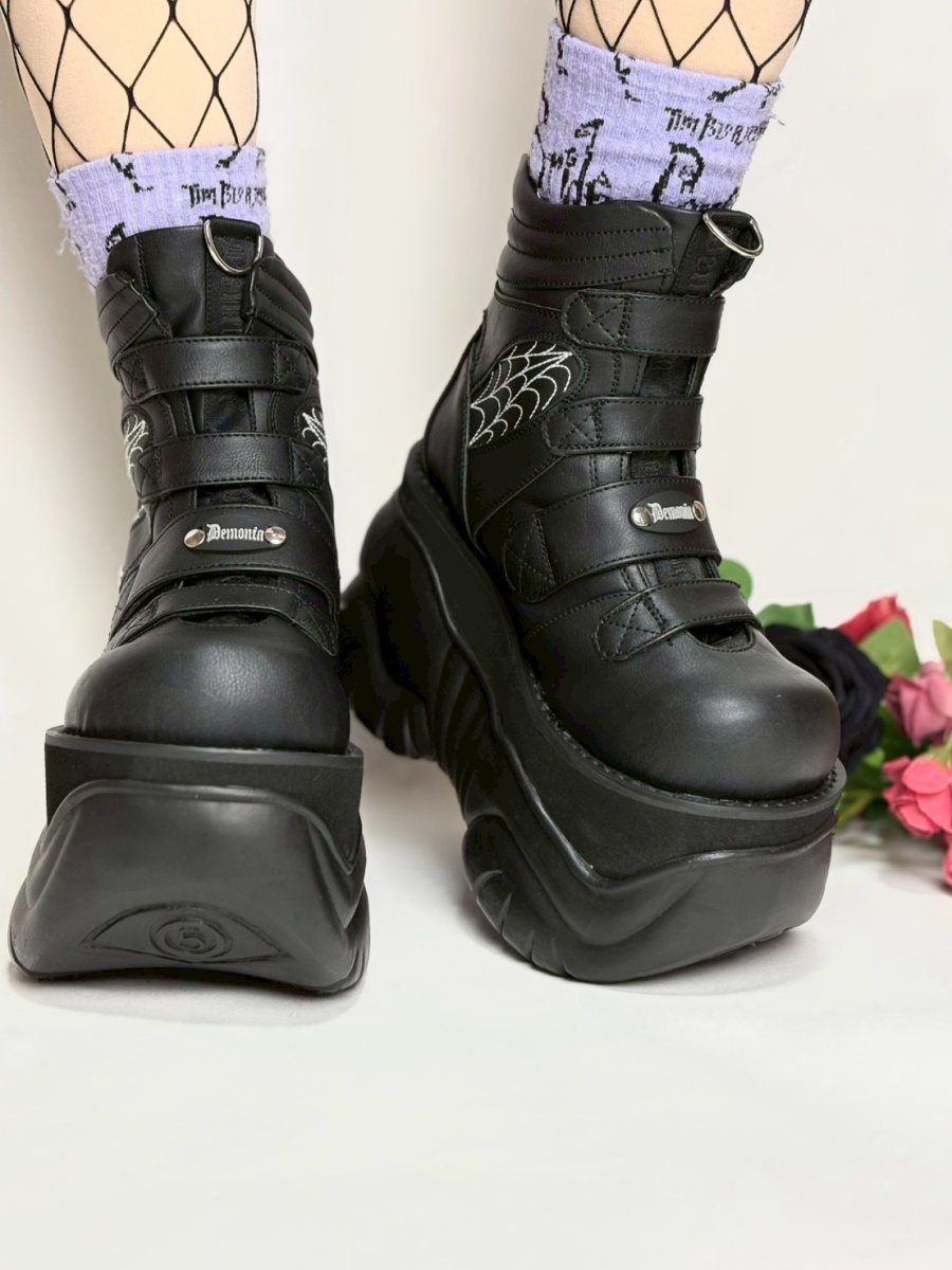 画像2: ⭐即納⭐MENS / BOXER-70 / 厚底ブーツ【DEMONIA】 (2)