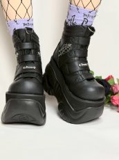 画像2: ⭐即納⭐MENS / BOXER-70 / 厚底ブーツ【DEMONIA】 (2)