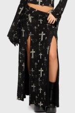 画像1: Tenebris Chapel Maxi Skirt / 暗闇の礼拝 / スカート【KILL STAR】 (1)