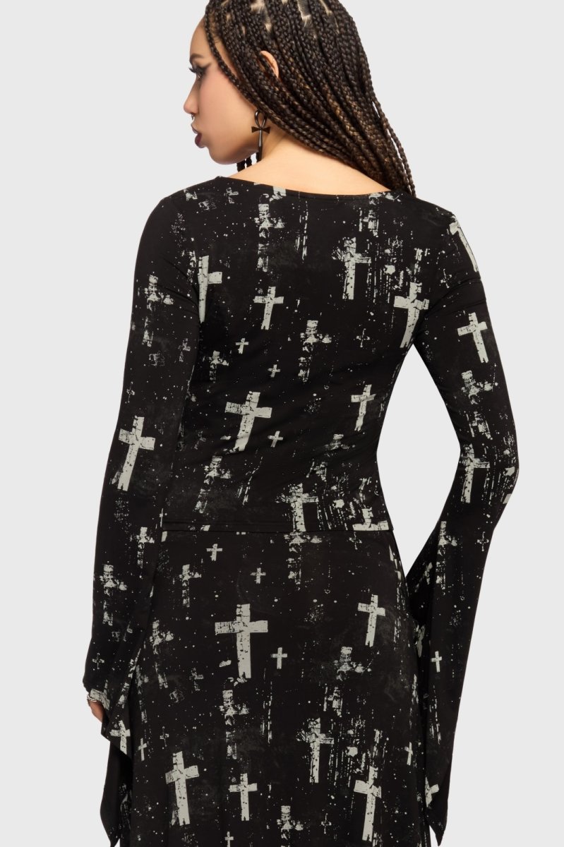 画像4: Tenebris Chapel Top / 暗闇の礼拝 / トップス【KILL STAR】 (4)