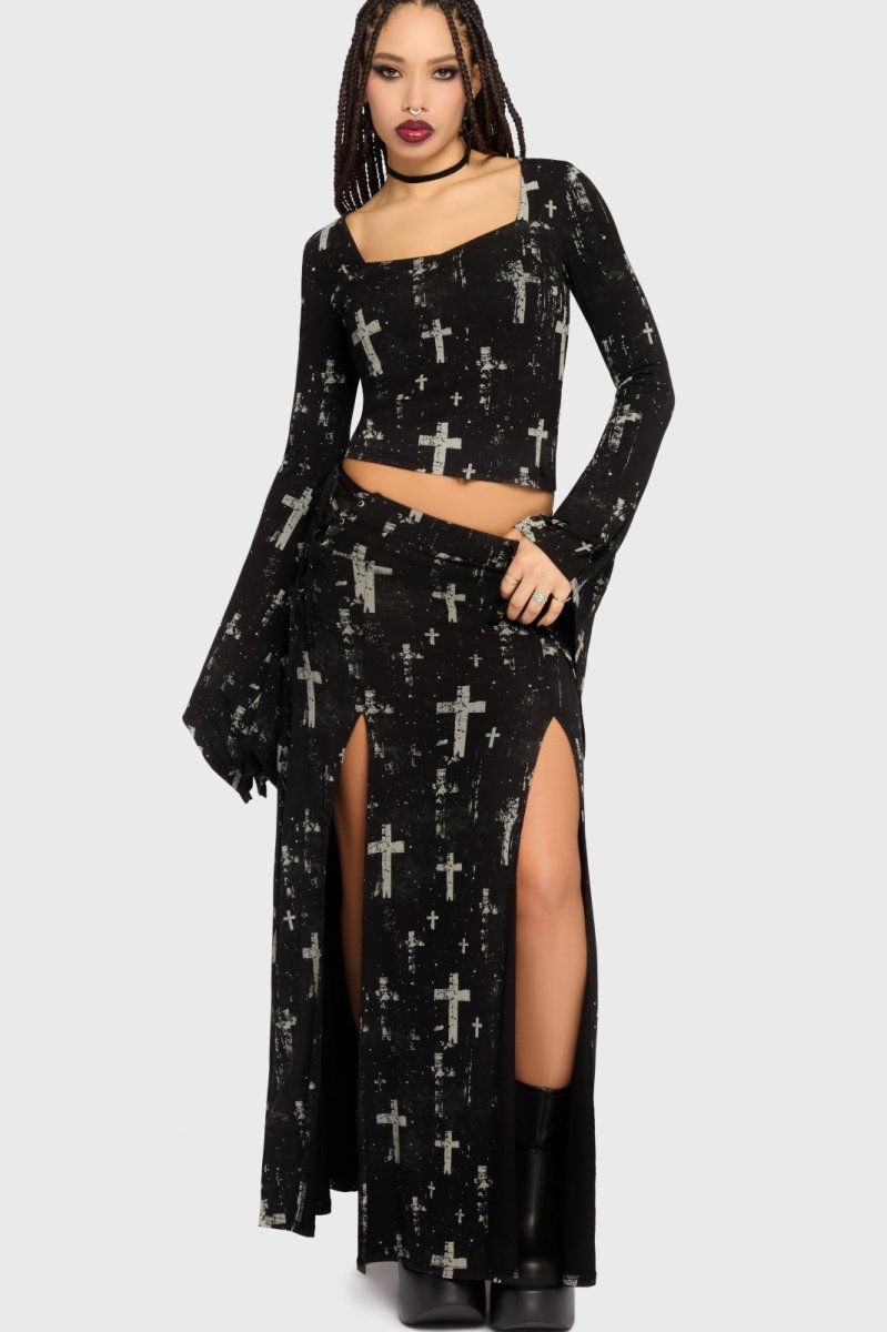 画像3: Tenebris Chapel Top / 暗闇の礼拝 / トップス【KILL STAR】 (3)