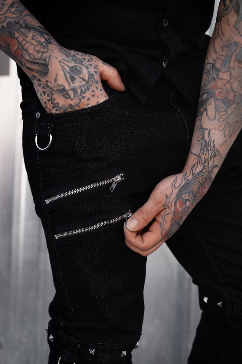 画像7: War Rig Studded Pants / パンツ【VampireFreaks】 (7)