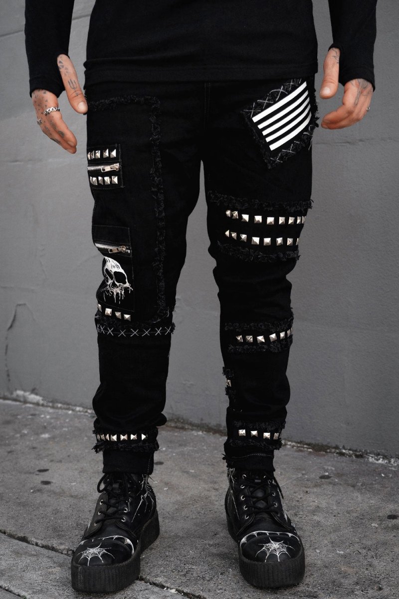 画像10: War Machine Exposed Stitch Pants / パンツ【VampireFreaks】 (10)