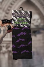 画像2: Creepy Crew Socks / Purple Bats / ソックス【VampireFreaks】 (2)