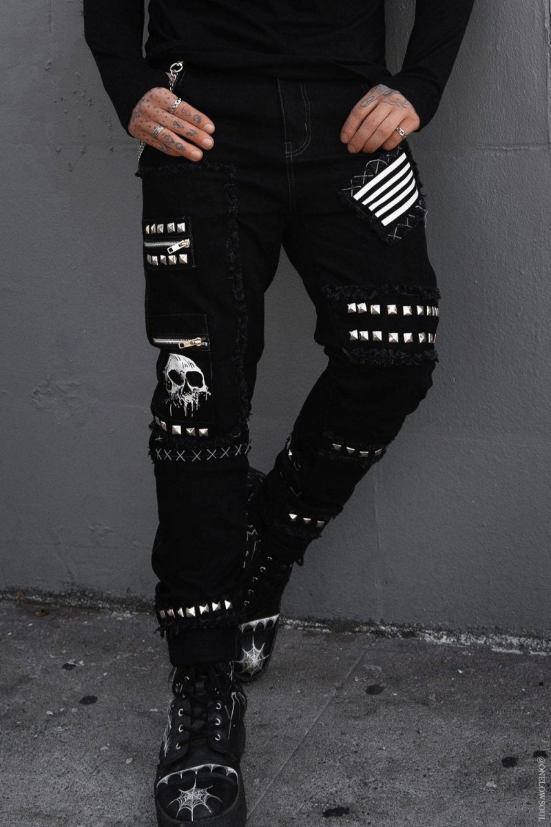 画像9: War Machine Exposed Stitch Pants / パンツ【VampireFreaks】 (9)
