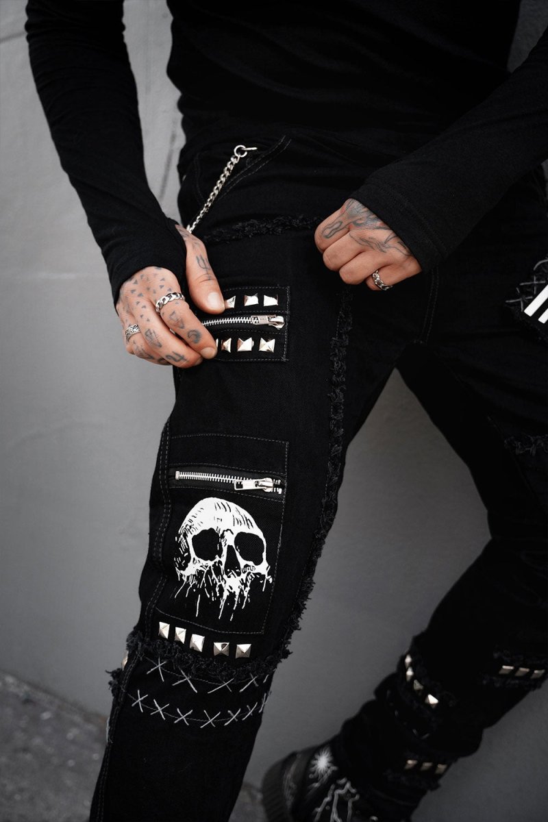 画像15: War Machine Exposed Stitch Pants / パンツ【VampireFreaks】 (15)