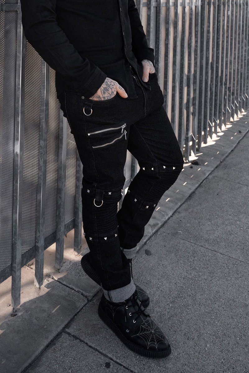 画像1: War Rig Studded Pants / パンツ【VampireFreaks】 (1)
