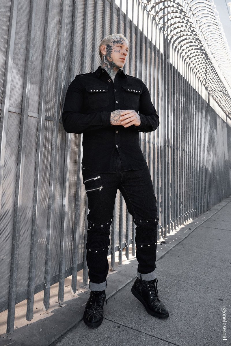 画像3: War Rig Studded Pants / パンツ【VampireFreaks】 (3)