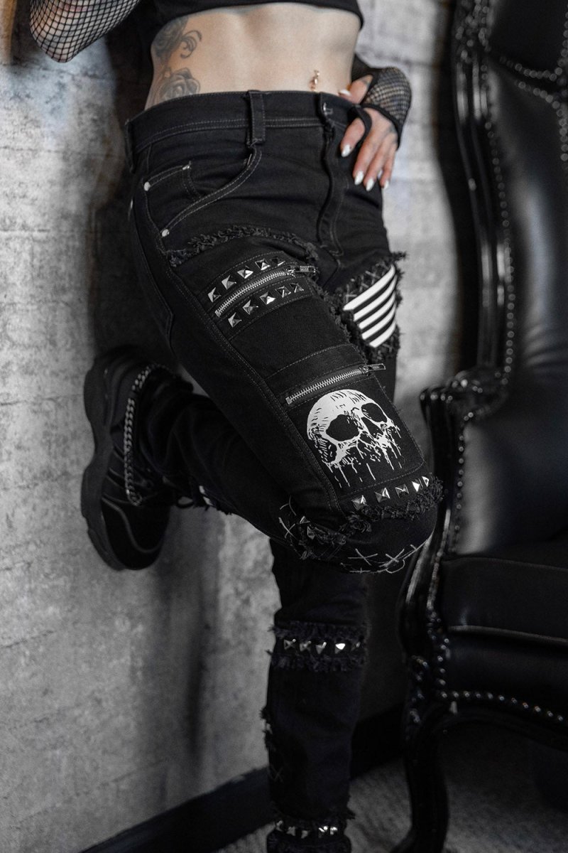 画像3: War Machine Exposed Stitch Pants / パンツ【VampireFreaks】 (3)
