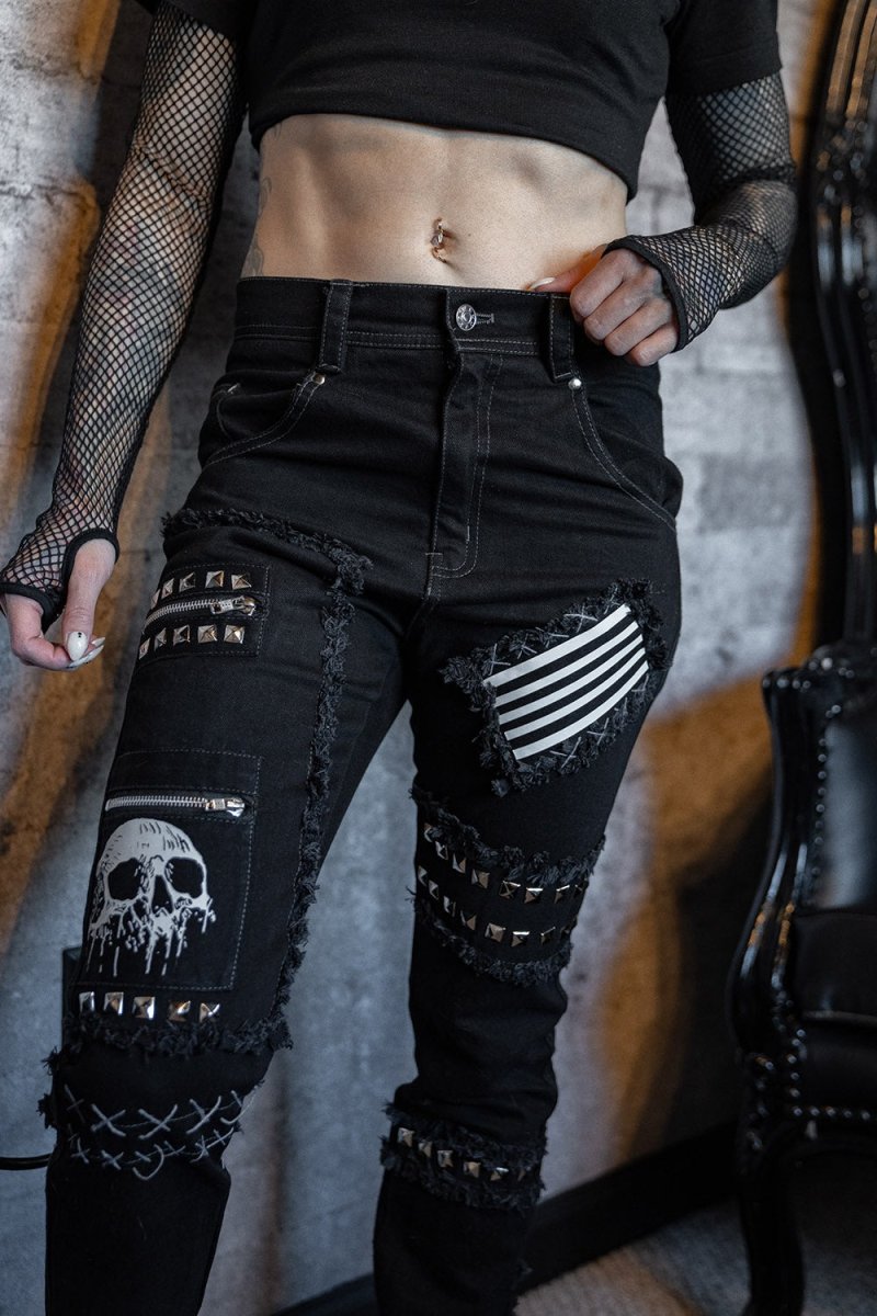 画像4: War Machine Exposed Stitch Pants / パンツ【VampireFreaks】 (4)