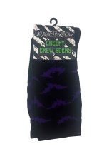 画像4: Creepy Crew Socks / Purple Bats / ソックス【VampireFreaks】 (4)