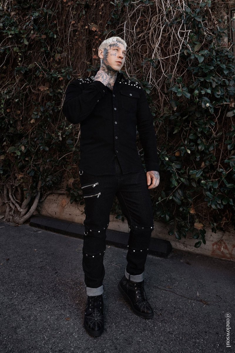 画像10: War Rig Studded Pants / パンツ【VampireFreaks】 (10)