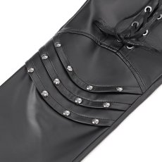 画像13: stretchy matte leather pants / レザーパンツ【Devil Fashion】 (13)