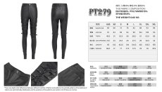 画像13: Thigh-drawn punk trousers / レザーパンツ【Devil Fashion】 (13)