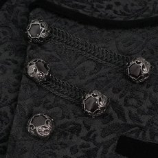 画像11: 【Mens】Gothic dark pattern black vest / ベスト【Devil Fashion】 (11)