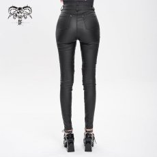 画像6: Thigh-drawn punk trousers / レザーパンツ【Devil Fashion】 (6)