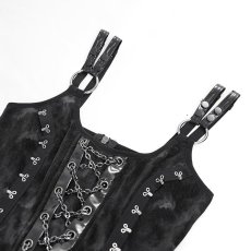 画像9: Punk Mist Velvet Dress / ワンピース アームスリーブセット【Devil Fashion】 (9)