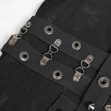 画像9: 【Mens】Punk side-drawn wide-leg pants / ワイドパンツ【Devil Fashion】 (9)